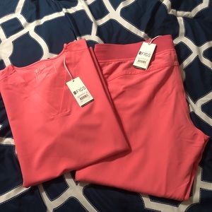 Figs XL casma and XLP kades neon pink NWT
